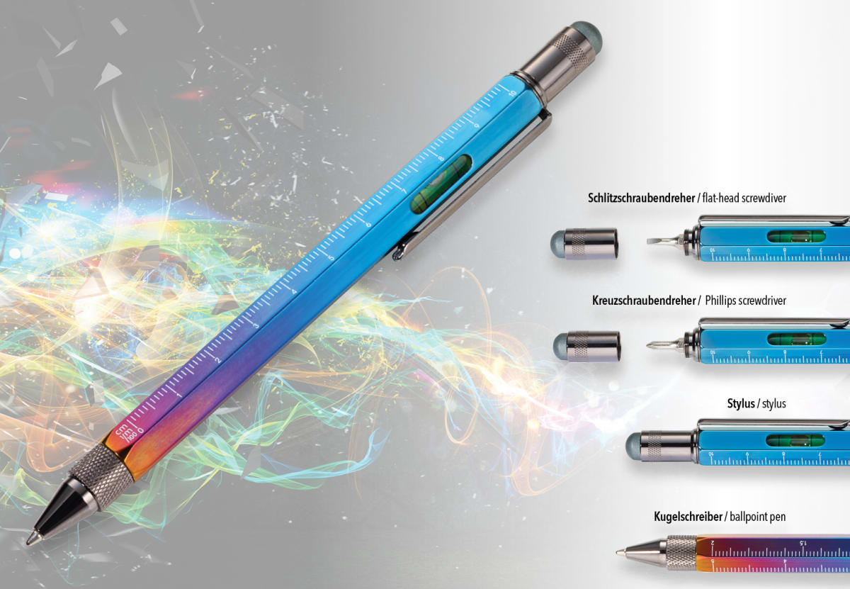 Boligrafo Troika Construcción multifuncional  Original  Multicolor3