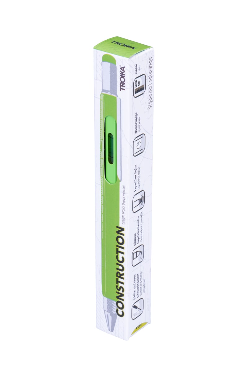 Boligrafo Troika Construcción multifuncional  Original  White/silver10