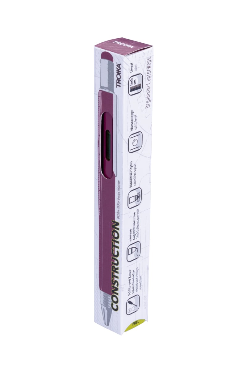 Boligrafo Troika Construcción multifuncional Original Magenta11
