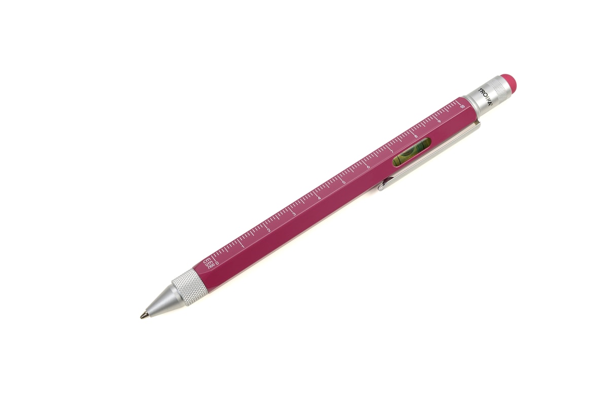 Boligrafo Troika Construcción multifuncional Original Magenta1