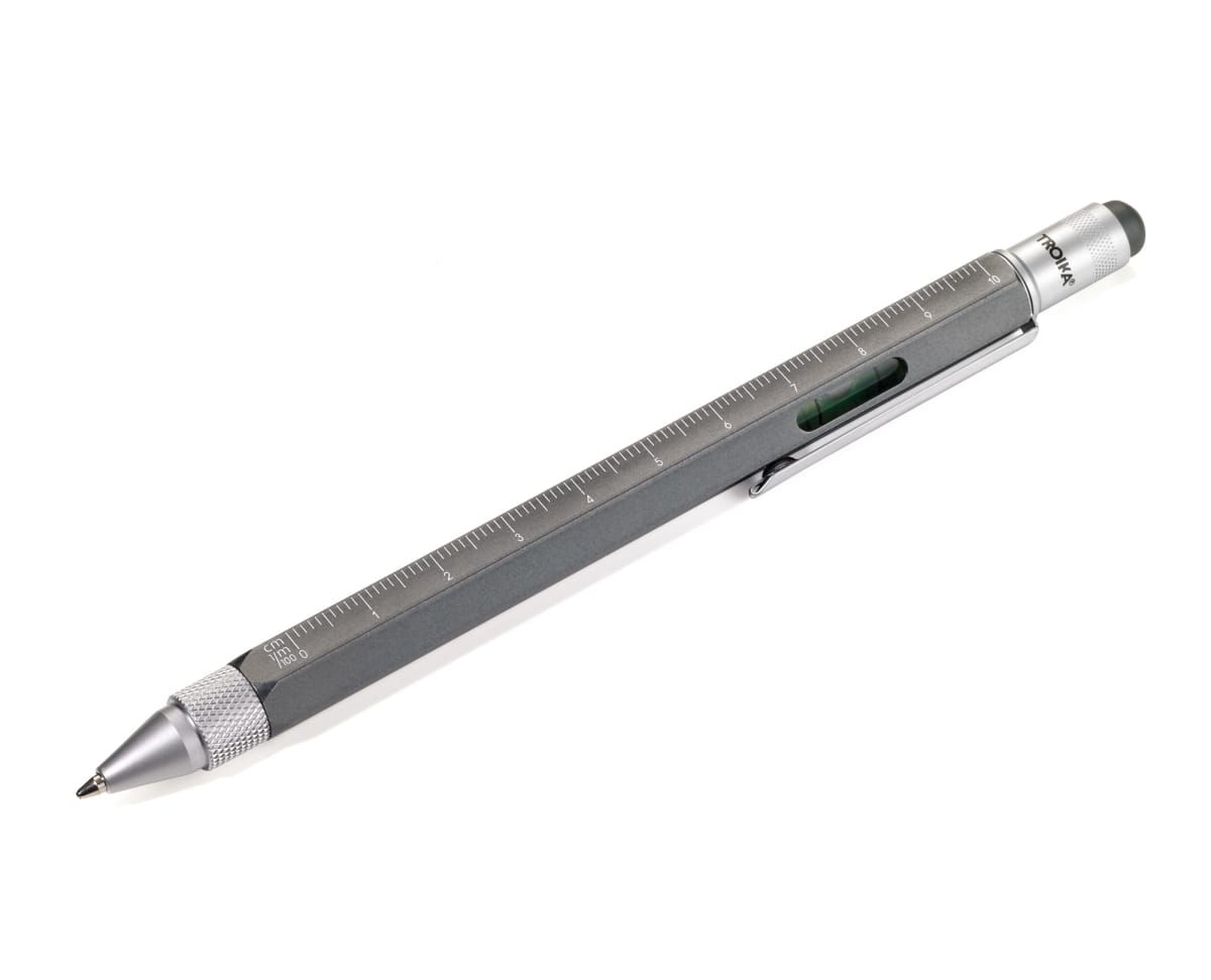 Boligrafo Troika Construcción multifuncional  Original Titanium1