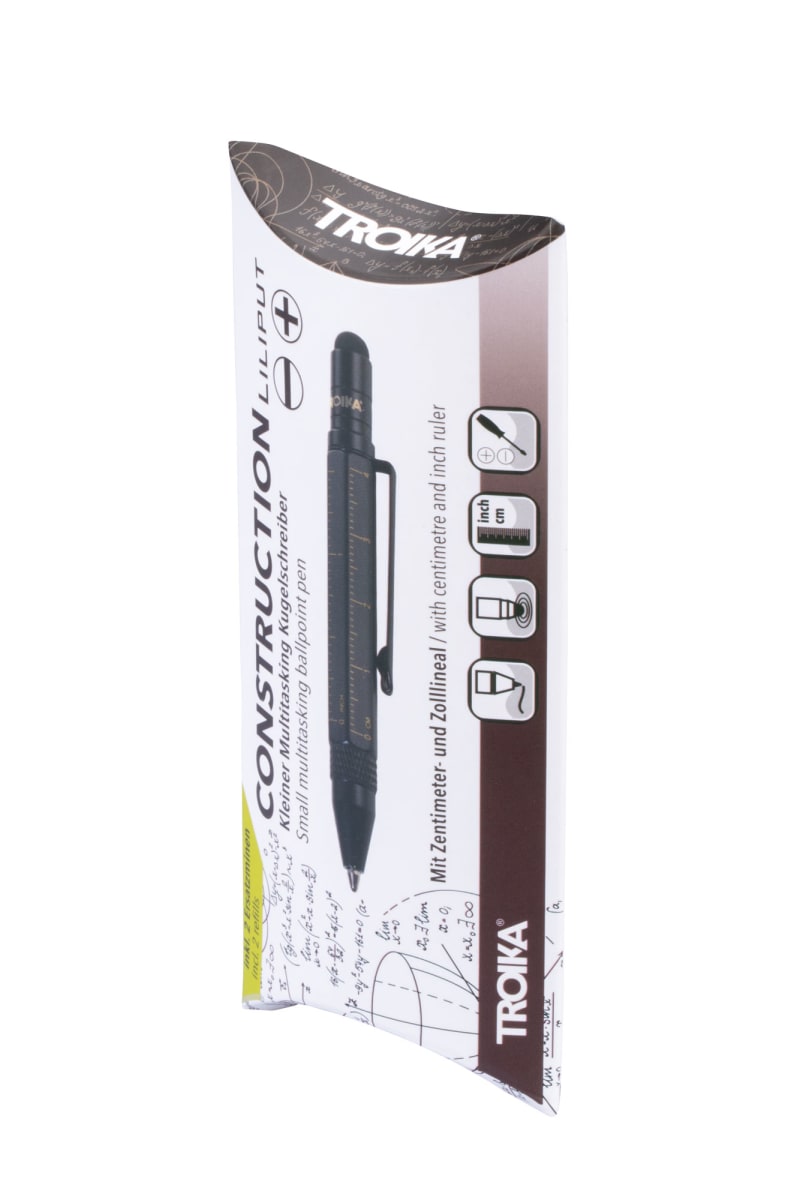 Boligrafo Troika Construcción multifuncional LILIPUT Negro4