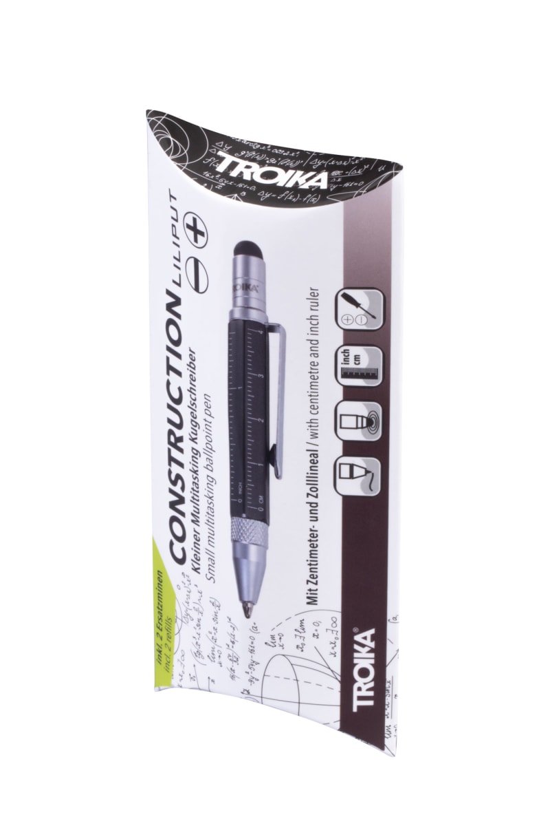 Boligrafo construcción multifuncional troika liliput Negro6