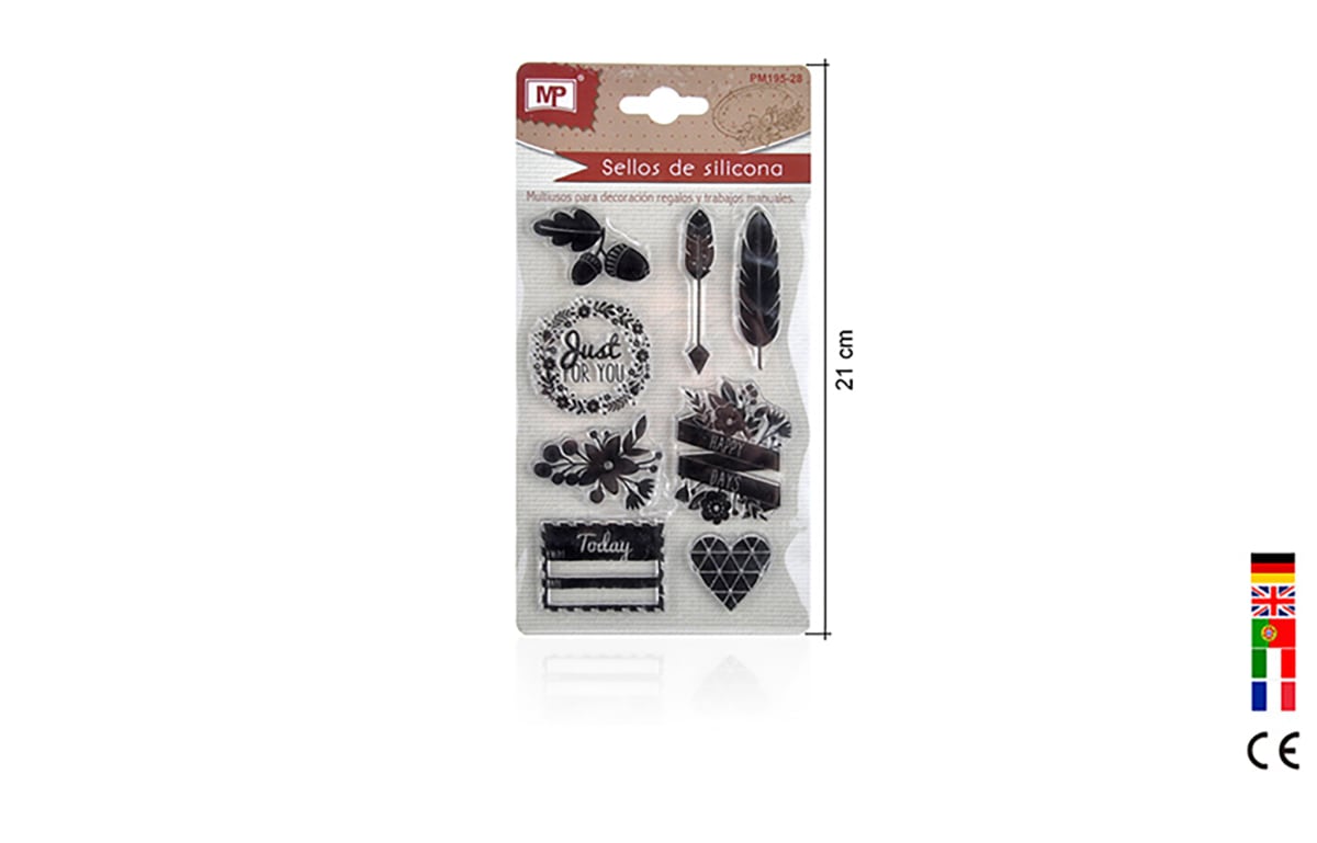 Set De Timbres De Silicona P/Scrapbooking #28 /6 Figurasdo1