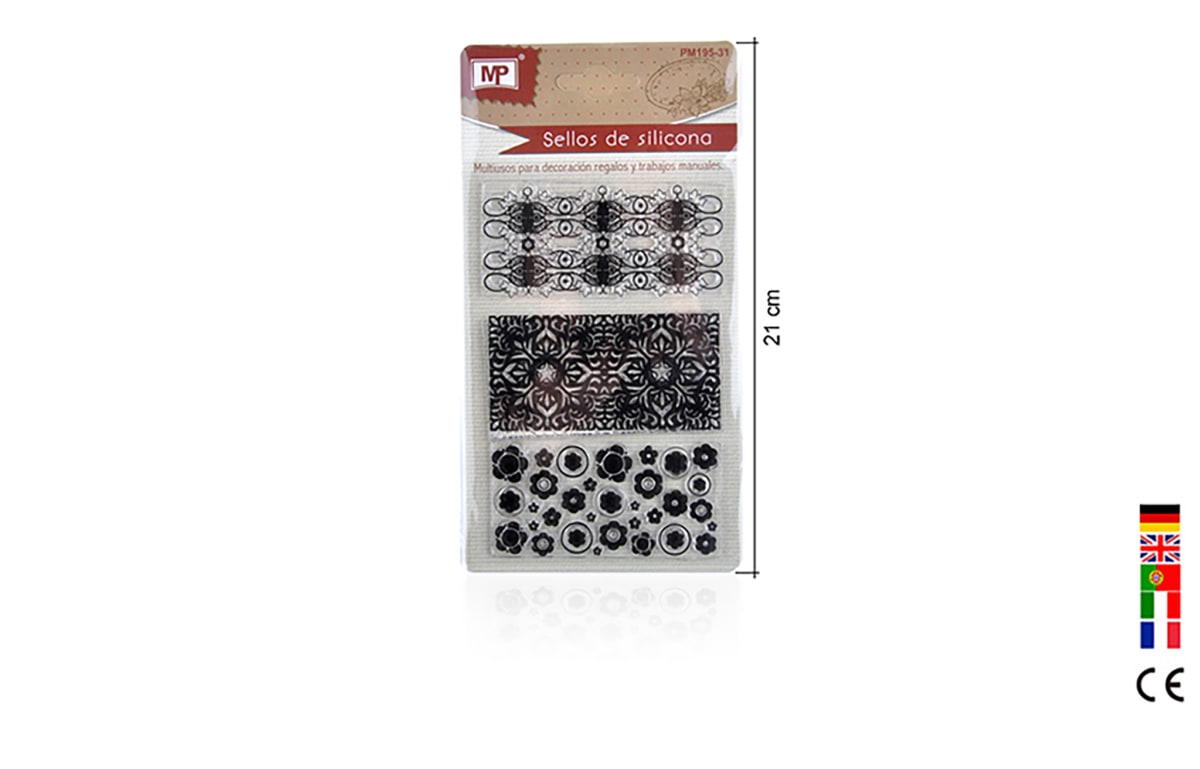 Set Timbres De Silicona P/Scrapbooking #31 Diseño Mandalasdo1