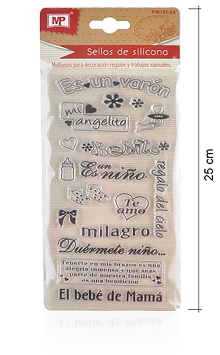 Set Timbres De Silicona P/Scrapbooking #64 Revelacion Niñodo1