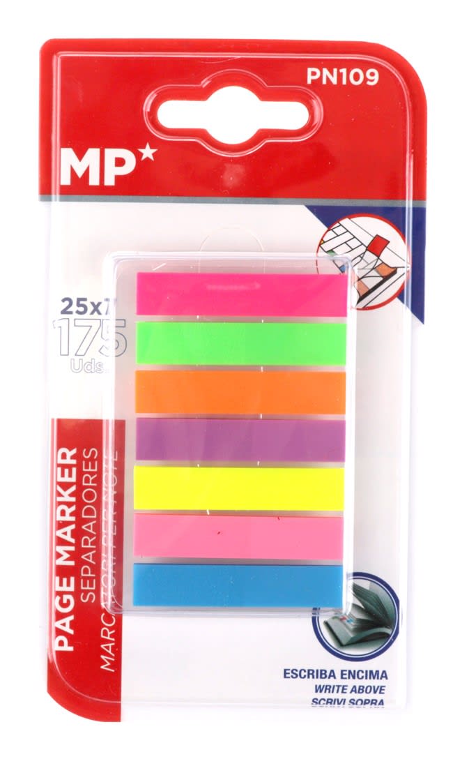 Blister De Posit Fluorescentes 25x175Uds /9mm1