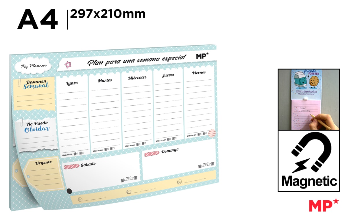 Planificador Semanal Planner A4 Español1