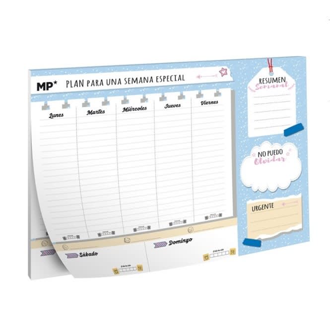 Planificador Semanal C/Magnetico A4 Marca Madrid1