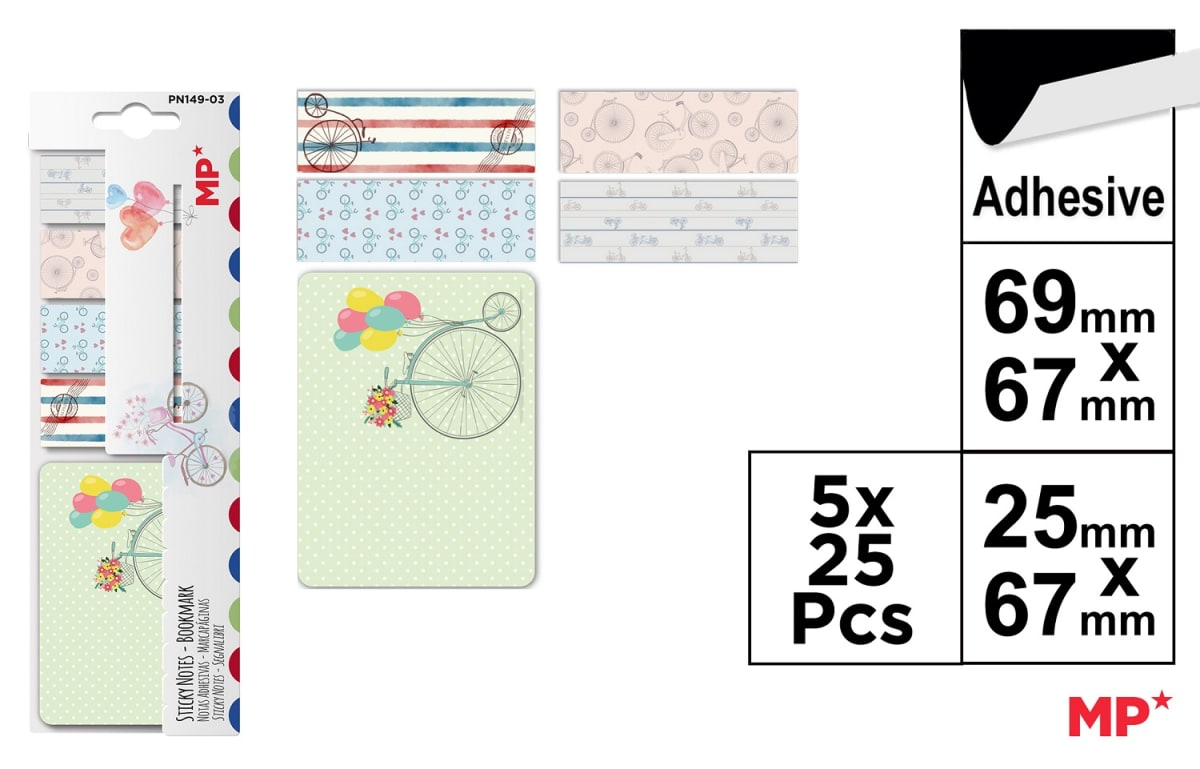 Set De Notas Adhesivas Diseño Mandalas  67x23mm1