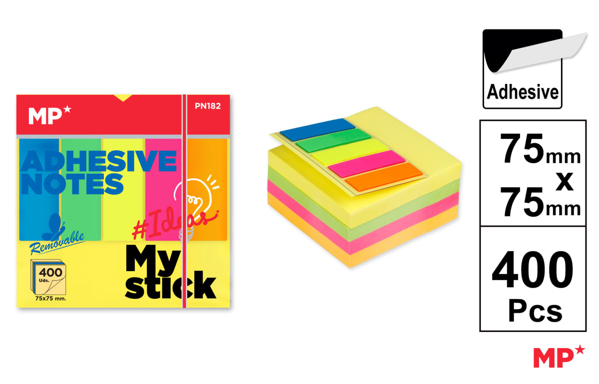 Notas Adhesivas 75 X 75 mm 400 Hojas (MP)1