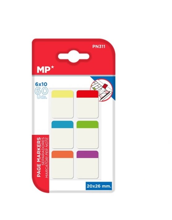 Blister De Posit 6x10Uds /20X26mm Color Variado1