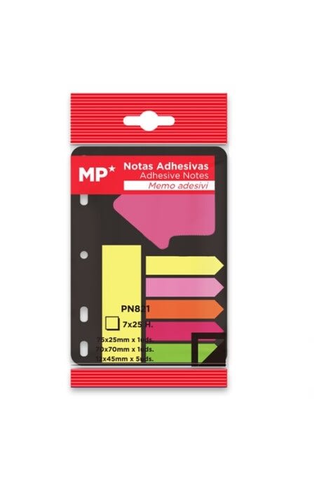 Set De Notas Adhesivas, diseño flecha, Marca Madrid Papel1
