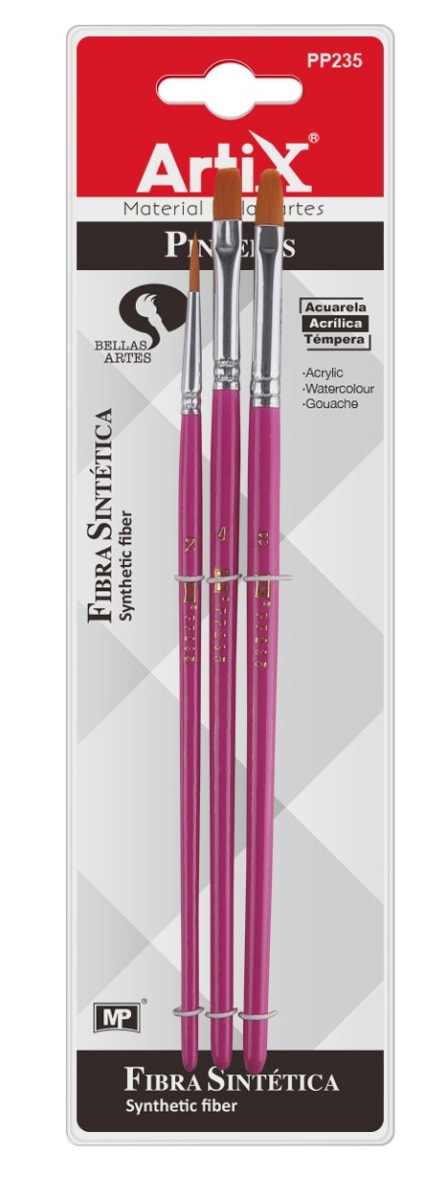 Pincel Plano X 3 Uds  (MP)1