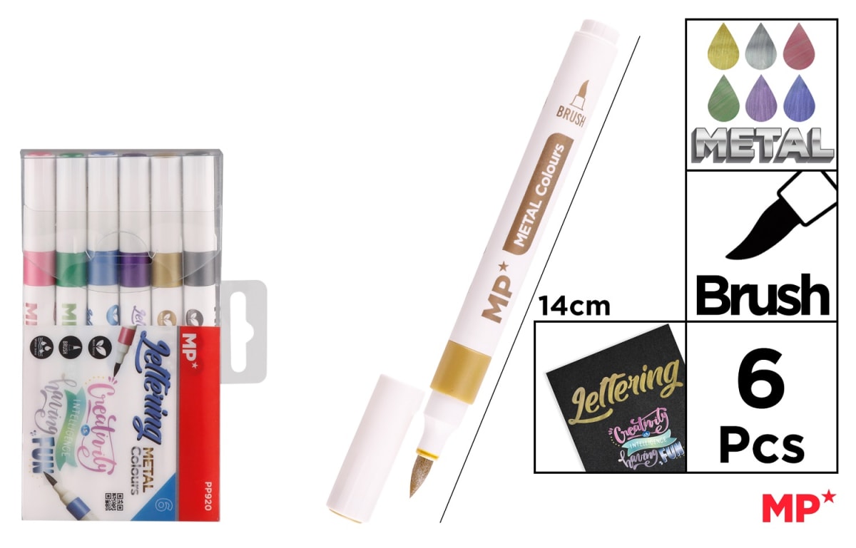 Rotuladores Metalizados Punta Pincel (MP)1