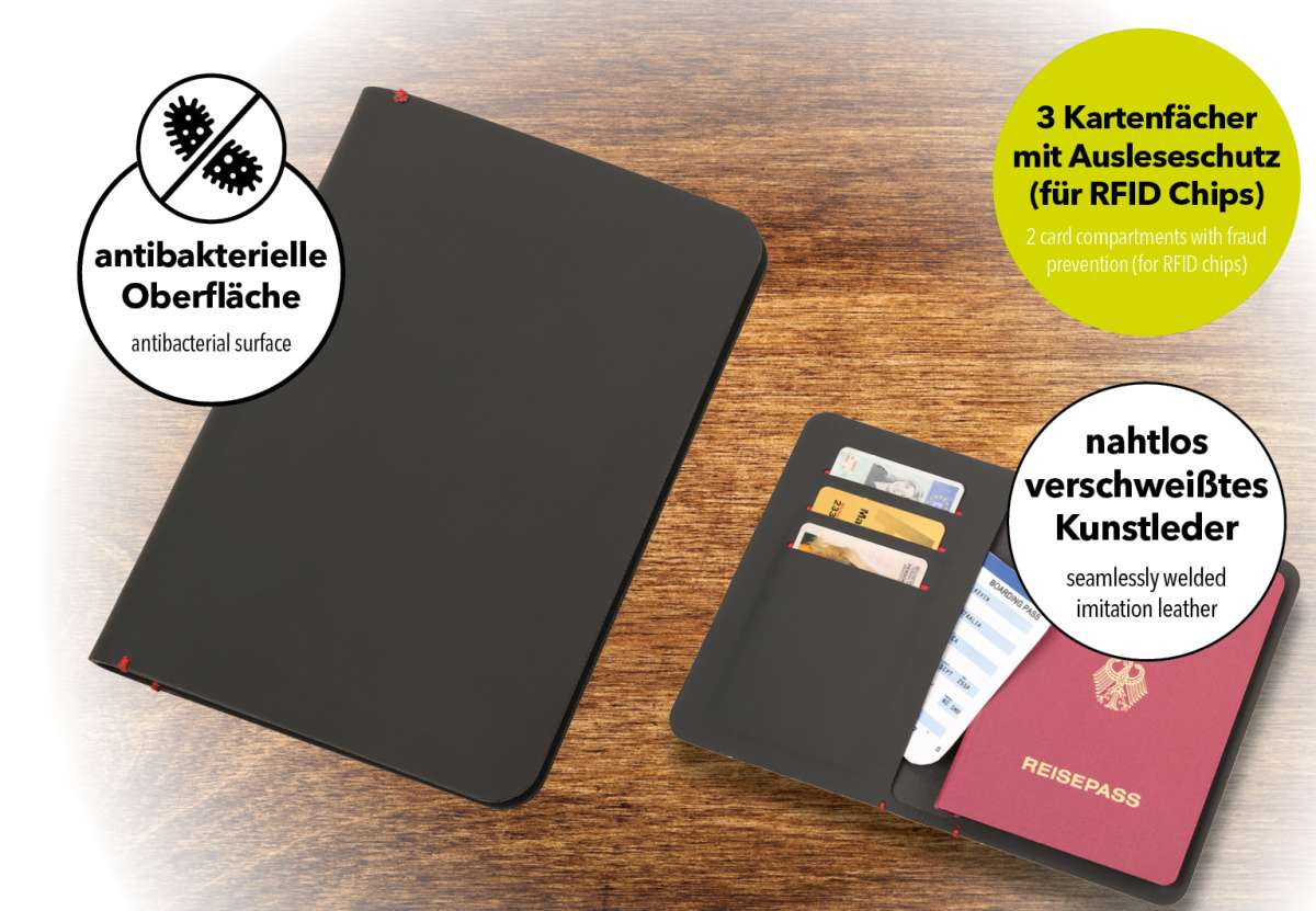 Funda de pasaporte TROIKA SLIM PASS4