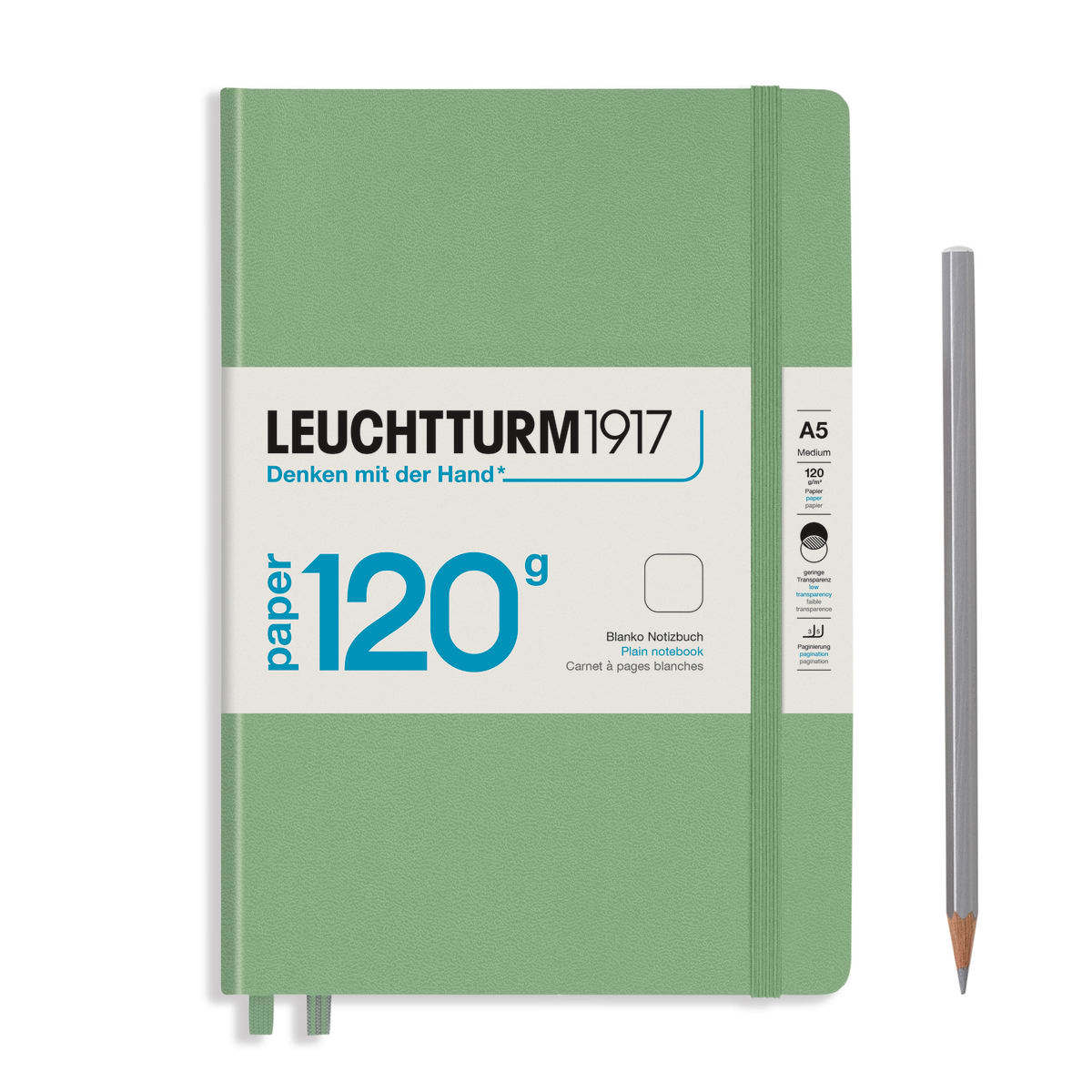 Libreta leuchtturm1917 120G Edition A5 203P Croquis, Sage1