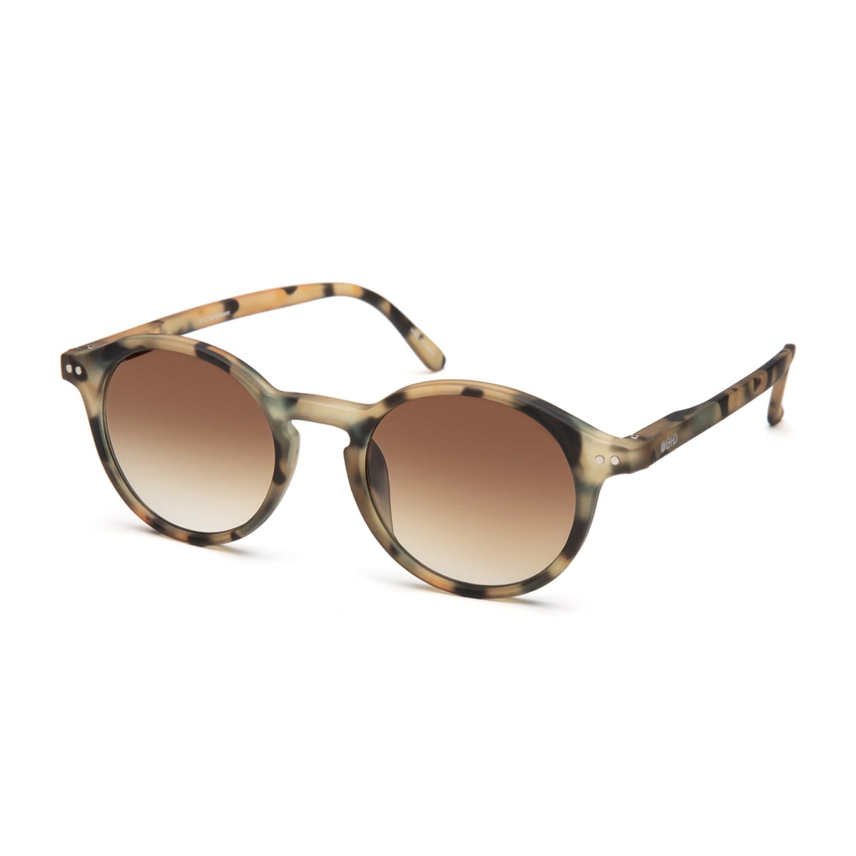 B+D Round SUN - MATT SANDY TORTOISE2