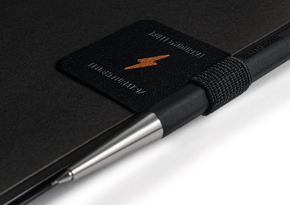 Set Bullet Journal Black, 1X A5, 1X Drehgriffel, 1X Pen Loop5