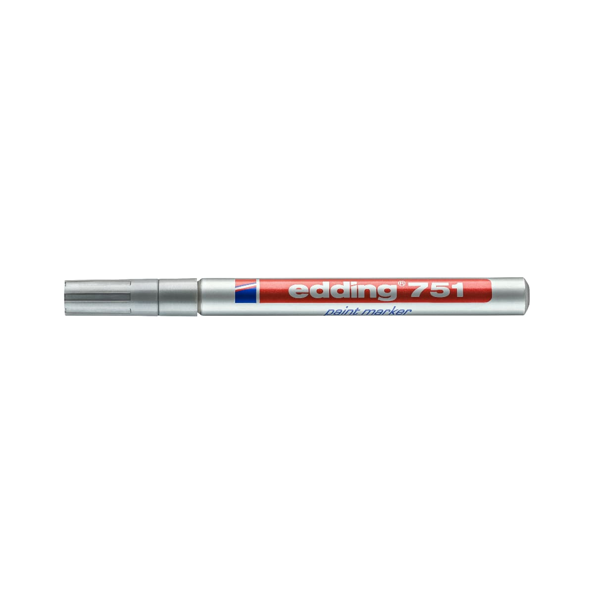 Marcador Óleo Permanente Edding E-751 Plata1