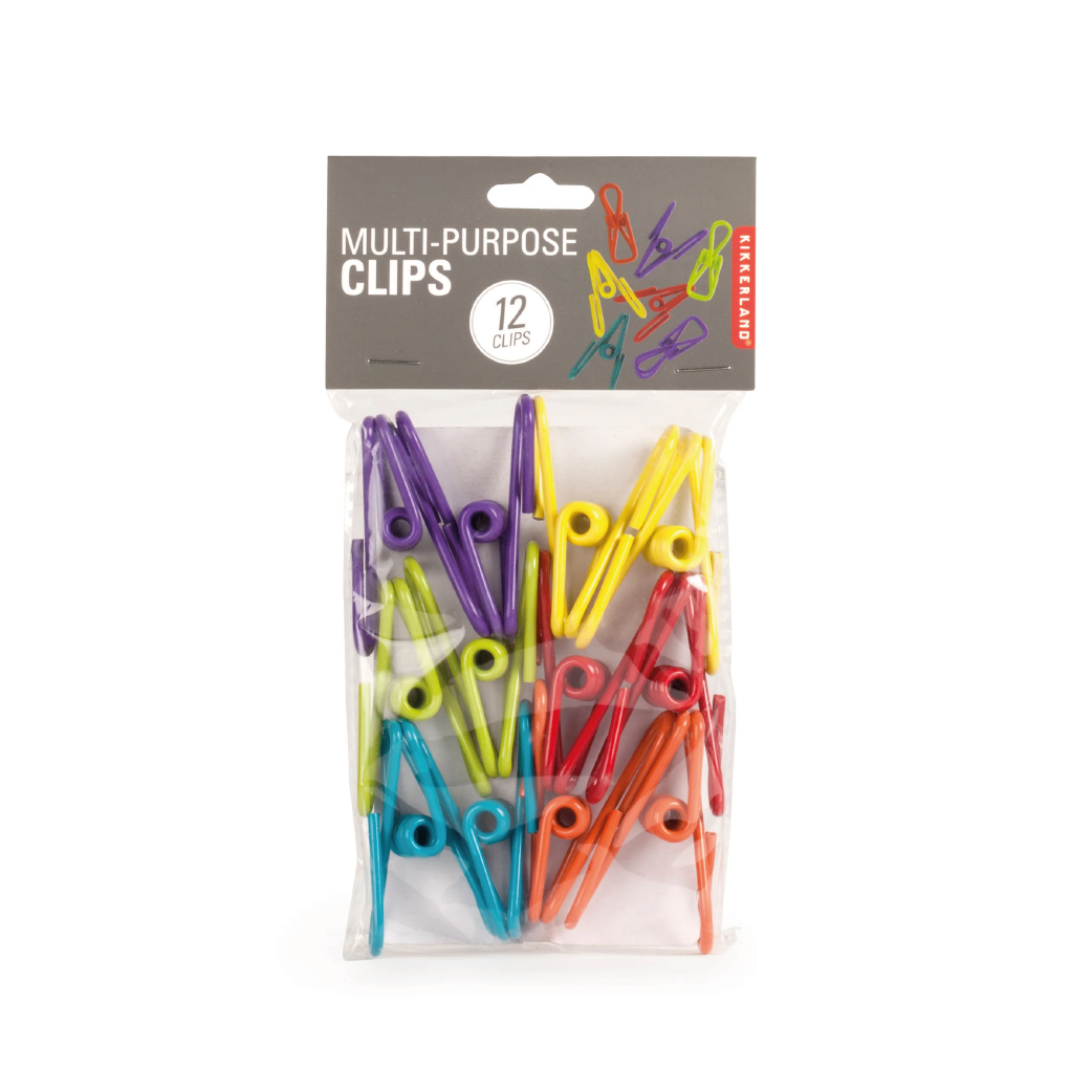 Pinzas Sellado Kikkerland  Clips Multipropósito3