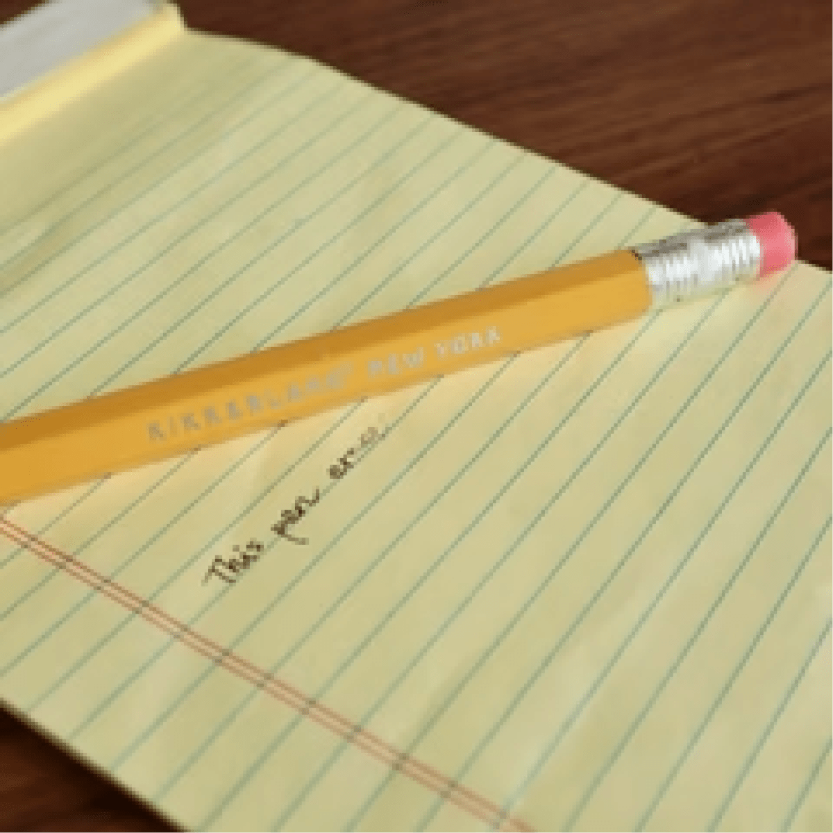 Lápiz Kikkerland  Borrable De Madera3