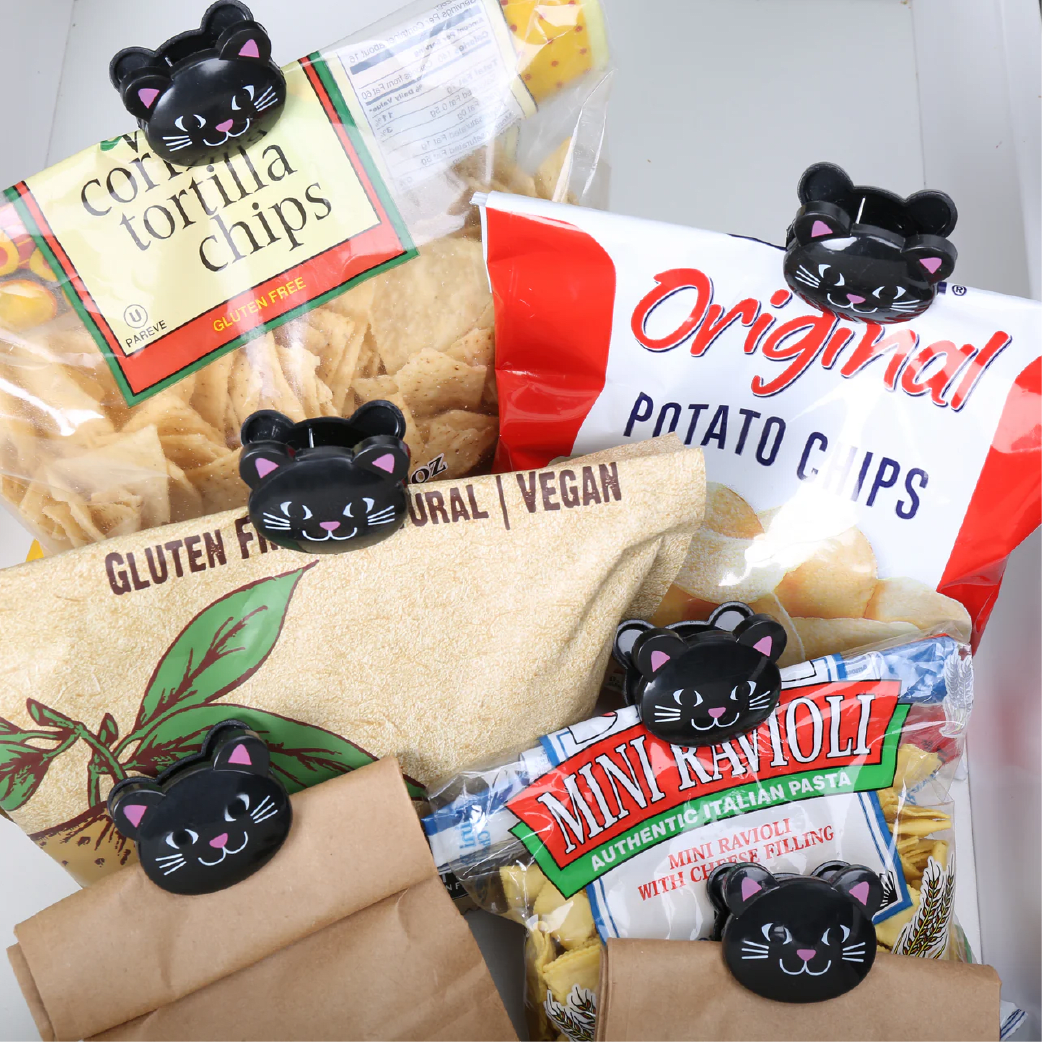 Clips De Bolsa Gatos Kikkerland3