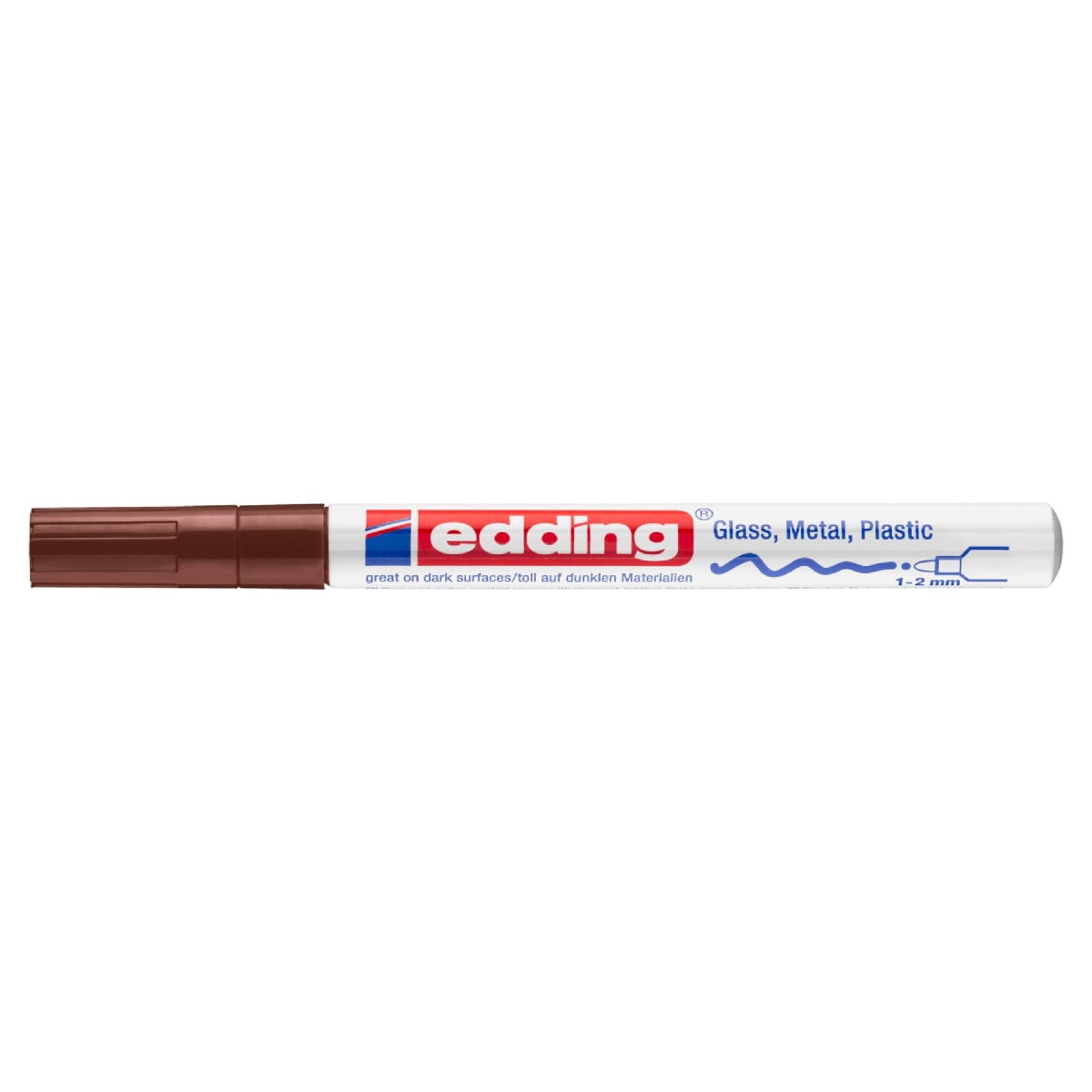 Marcador Óleo Permanente Edding E-751 Marron1