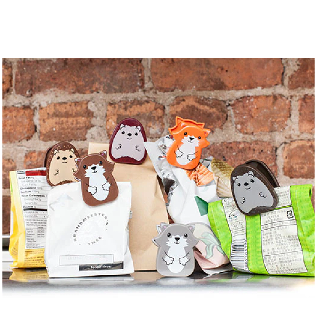 Clips De Bolsa  Kikkerland De Madera 6U4