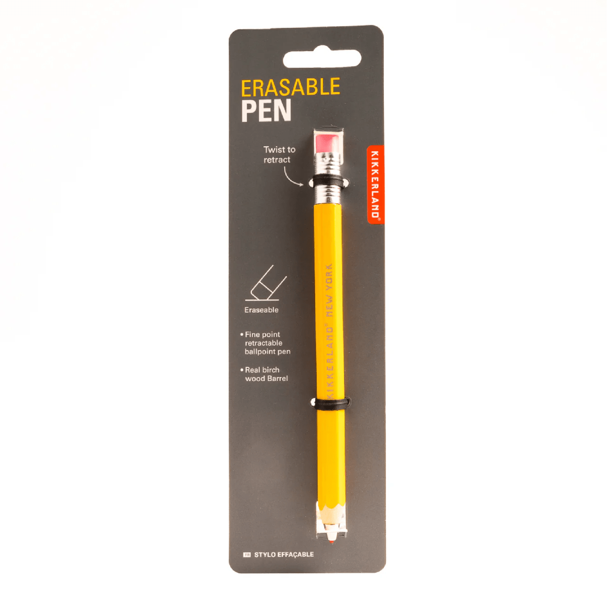 Lápiz Kikkerland  Borrable De Madera2