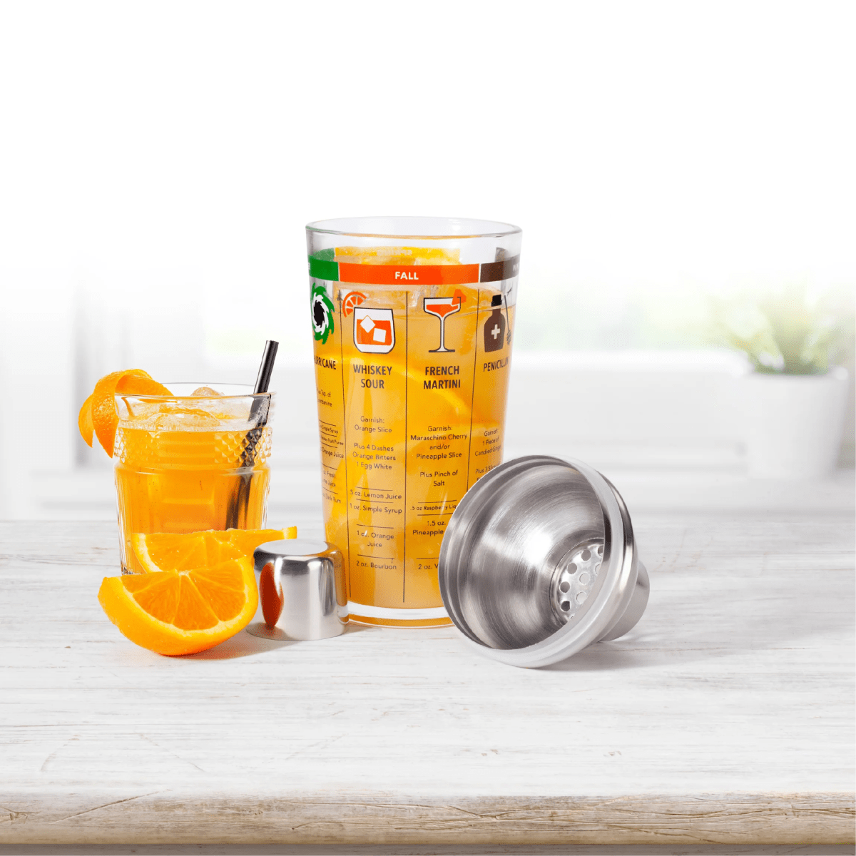 Mixer Cócteles  Kikkerland Cuatro Estaciones3