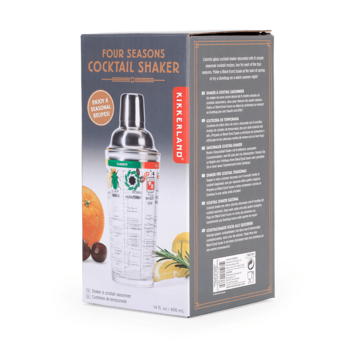 Mixer Cócteles  Kikkerland Cuatro Estaciones4