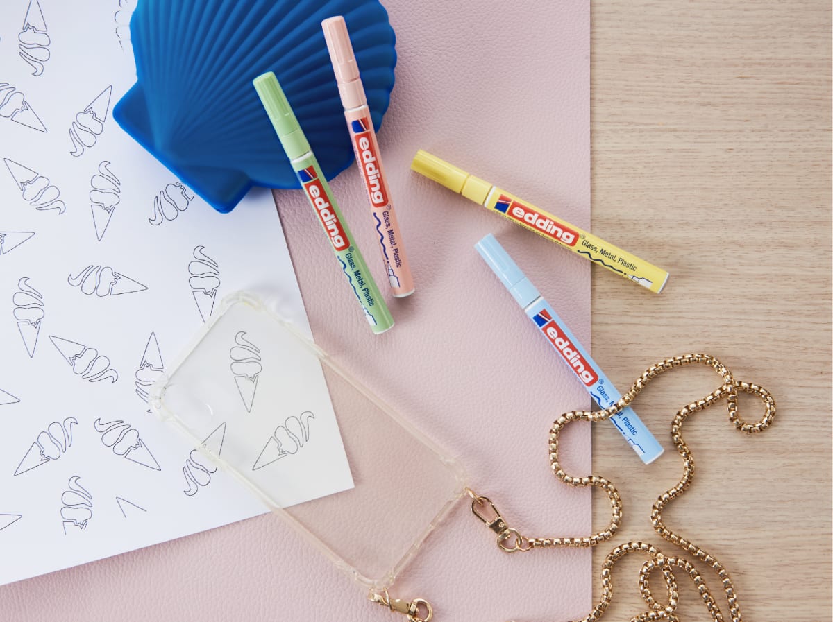 Marcador Óleo Permanente Edding E-751 Amarillo Pastel3