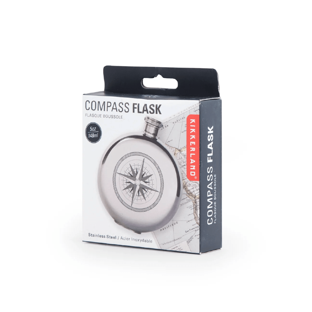 Kikkerland Cantimplora Compas 5Oz1