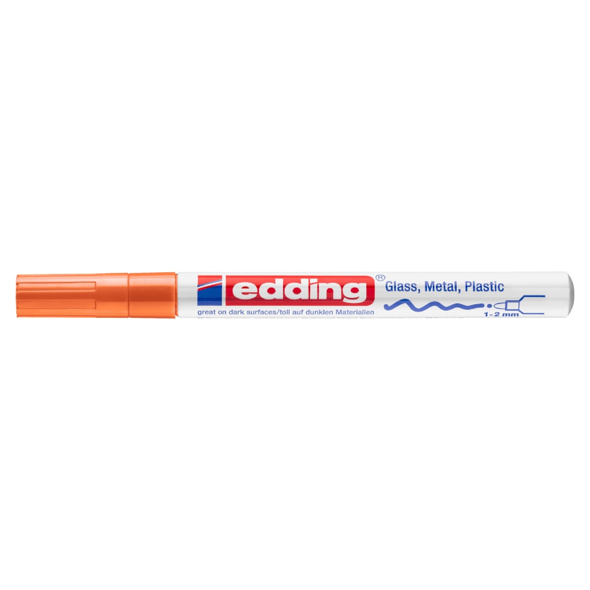 Marcador Óleo Permanente Edding E-751 Naranja1