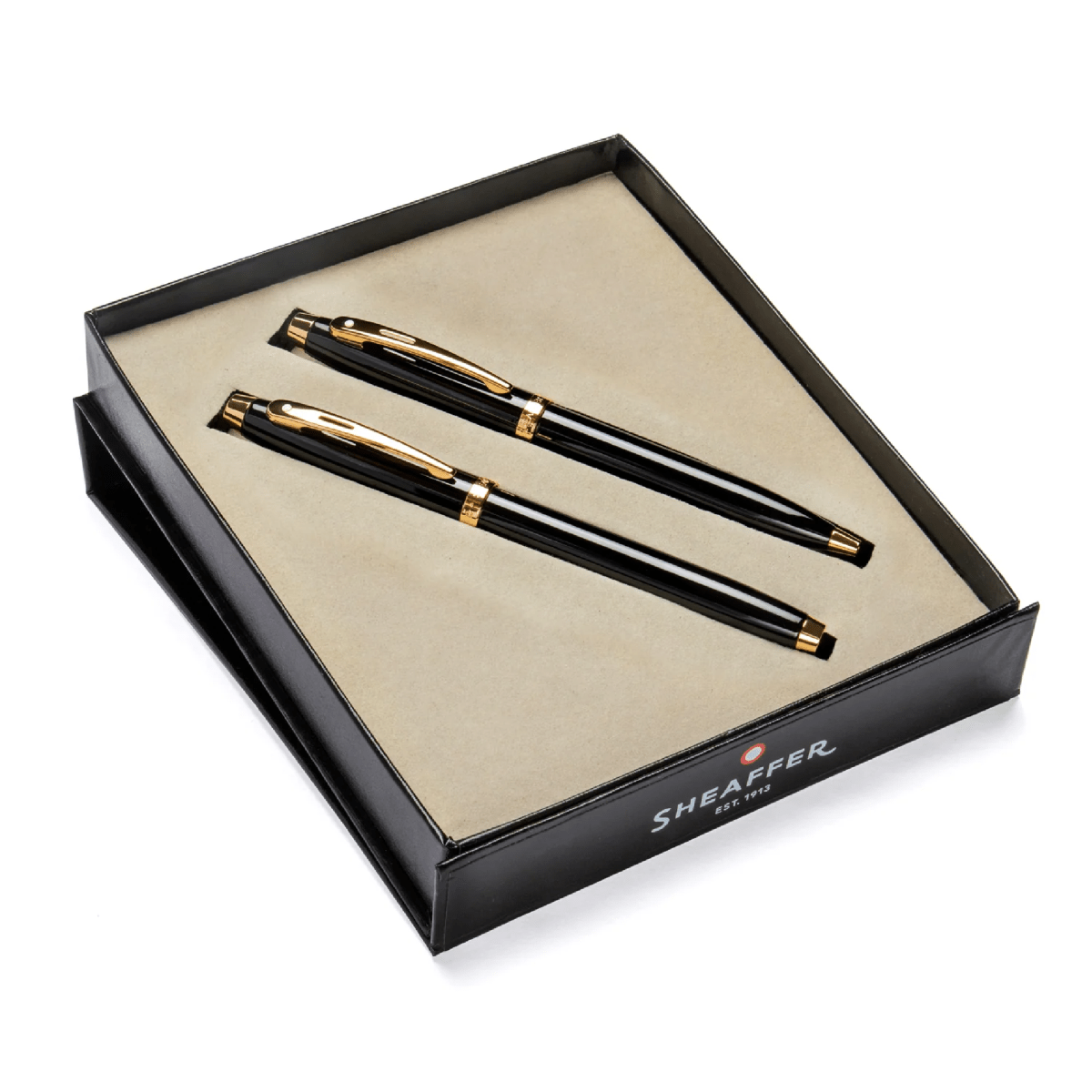 Set Sheaffer Serie 100 Roller y Bolígrafo E9322 Negro Glossy2