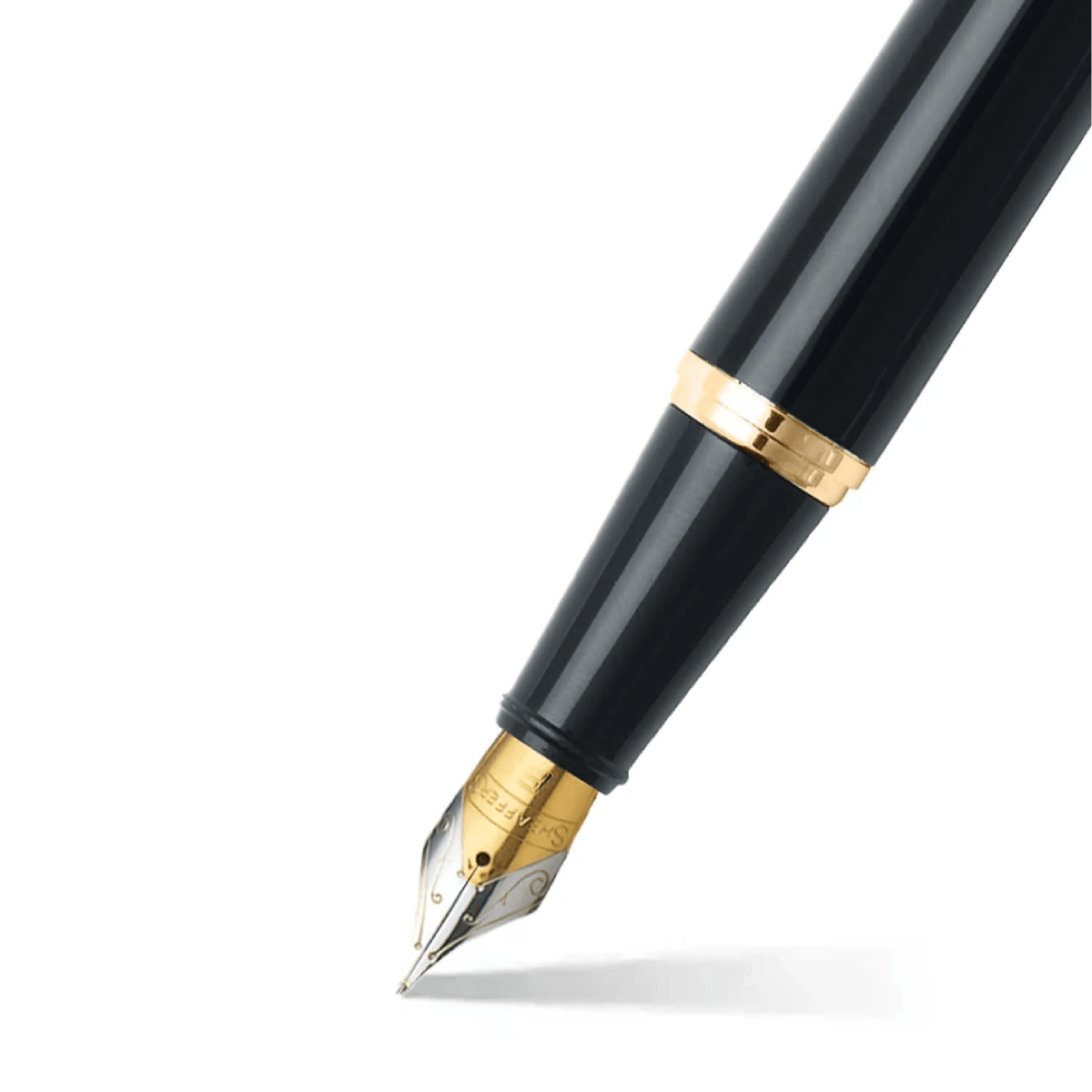 Set Sheaffer Serie 300 Roller y Pluma E9325 Negro Glossy Pluma M6