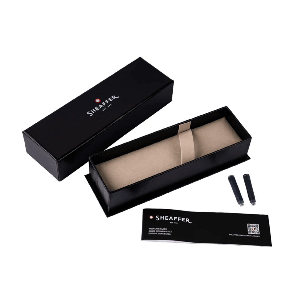Pluma Fuente Sheaffer VFM Negro Mate CT punto fino6