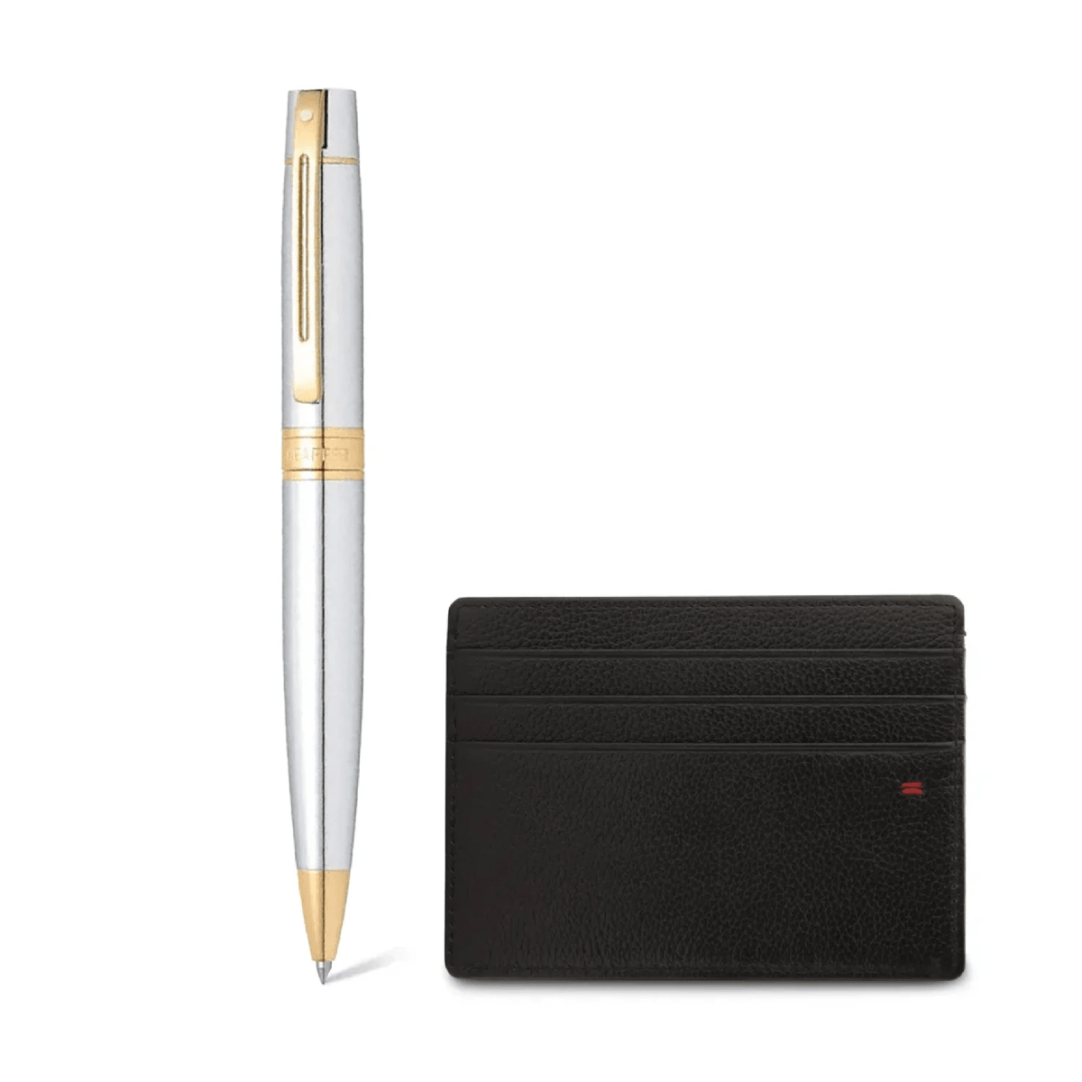 Bolígrafo Sheaffer S300 G9342 Cromo brillante GT + Portatarjetas de Crédito1