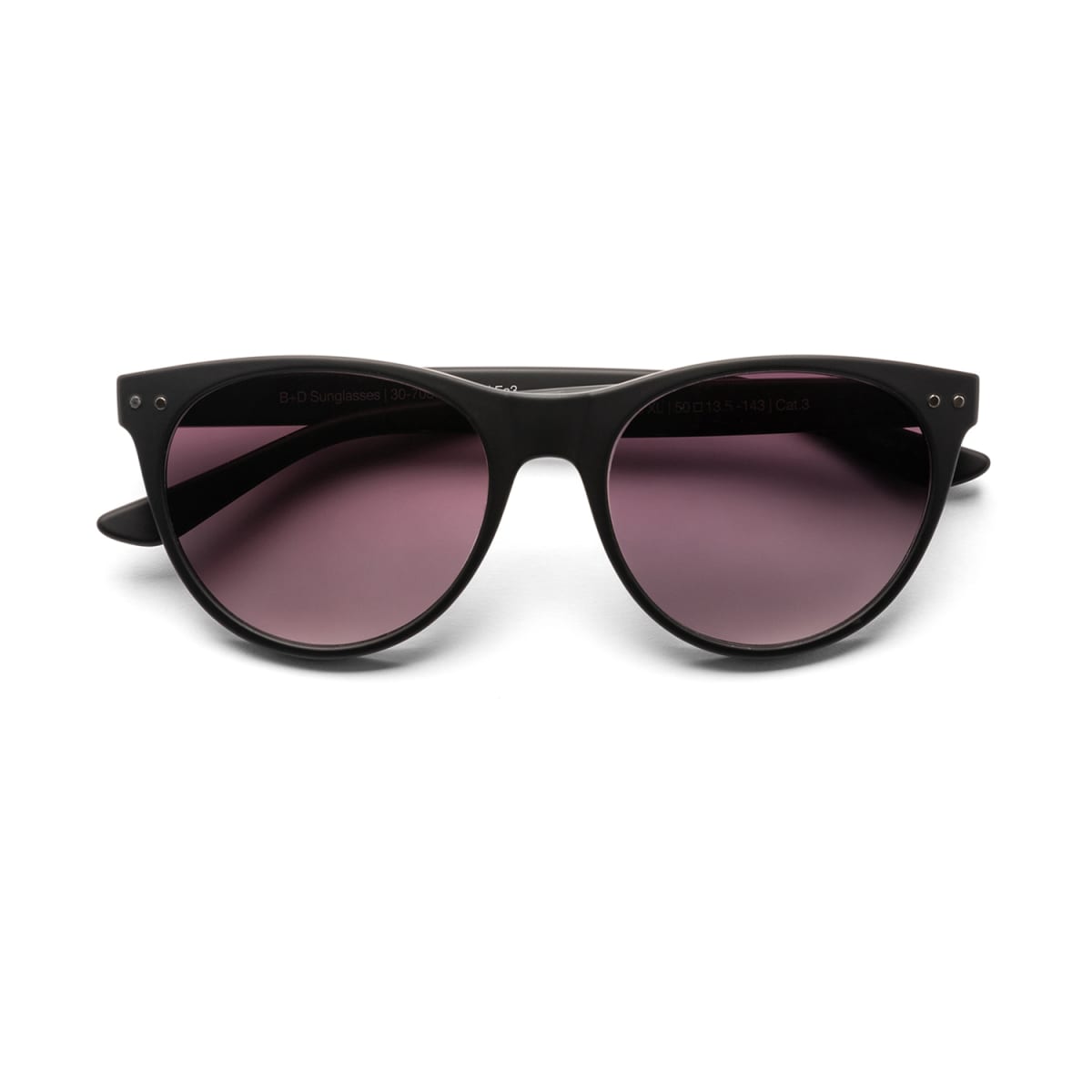 B+D Cat Eye SUN XL - MATT BLACK (B+D)1