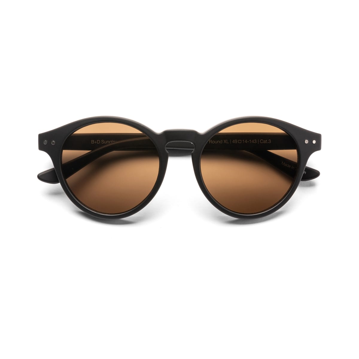 B+D Round SUN XL- MATT BLACK1