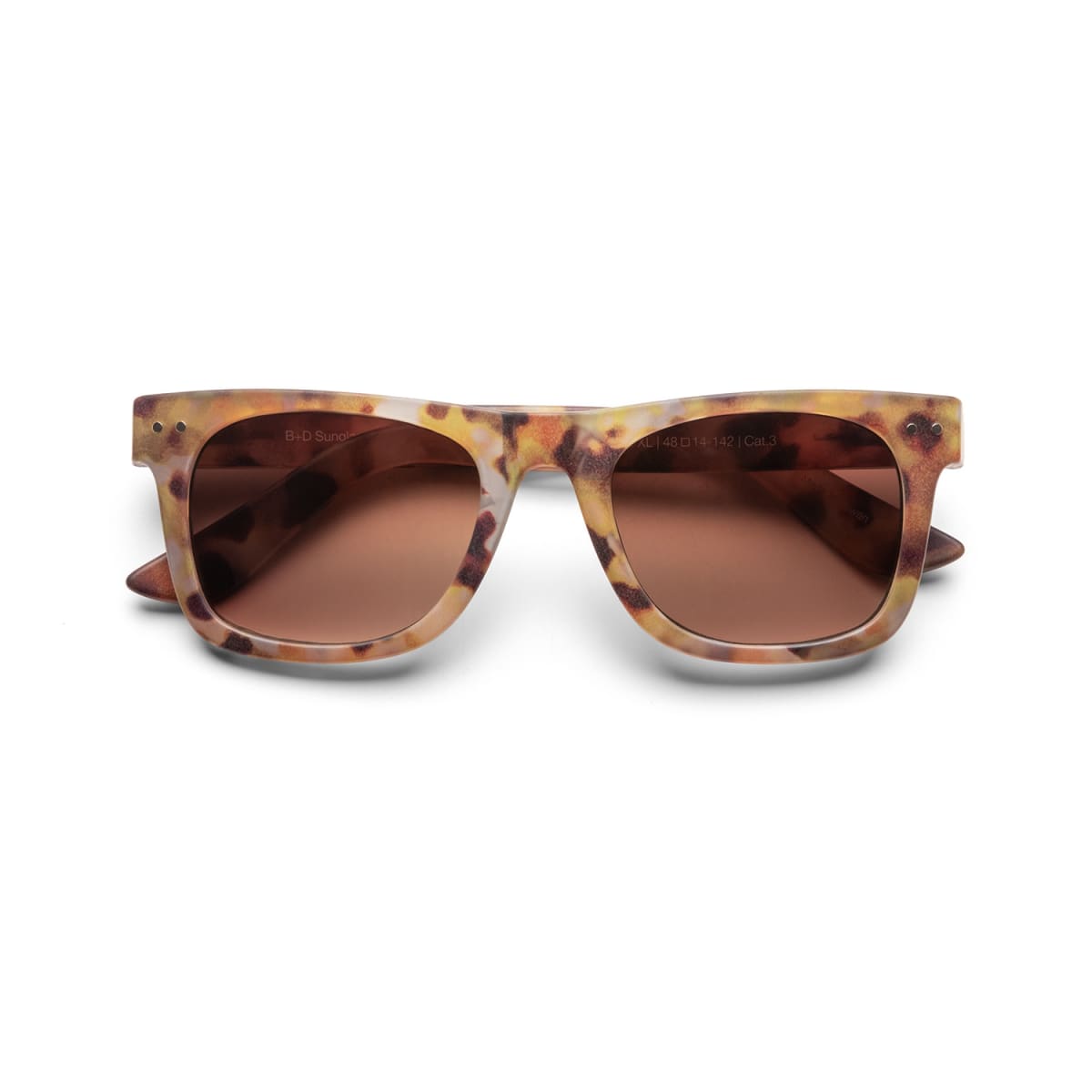 B+D Square SUN XL - MATT DUNE TORTOIS