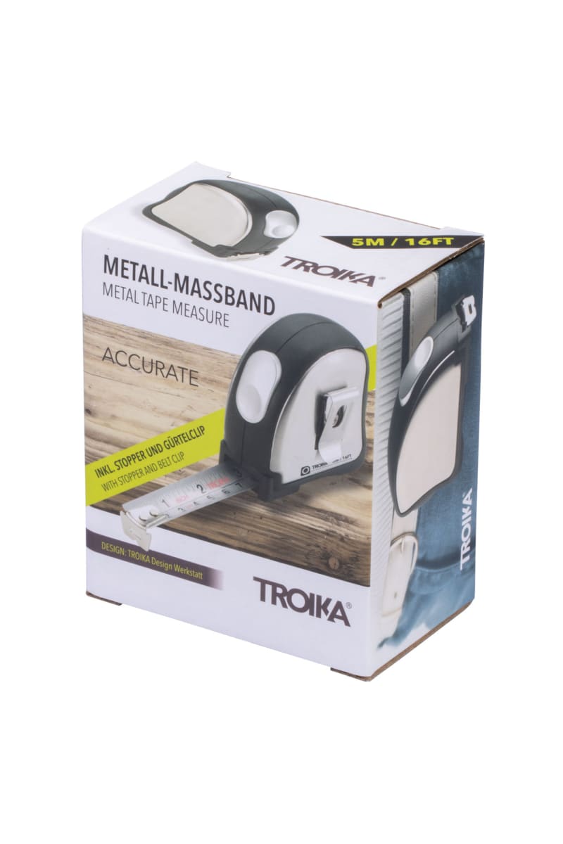 Cinta métrica Troika con bloqueador 6