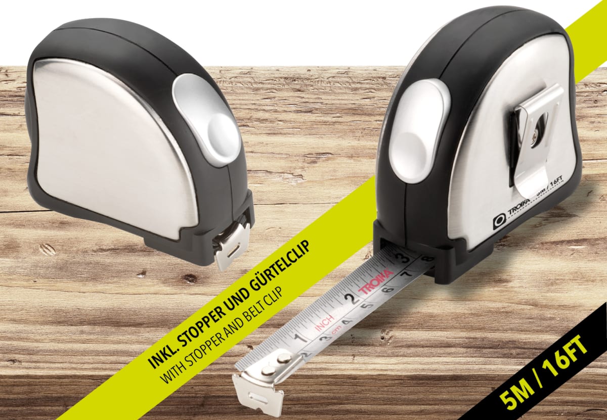 Cinta métrica Troika con bloqueador 5