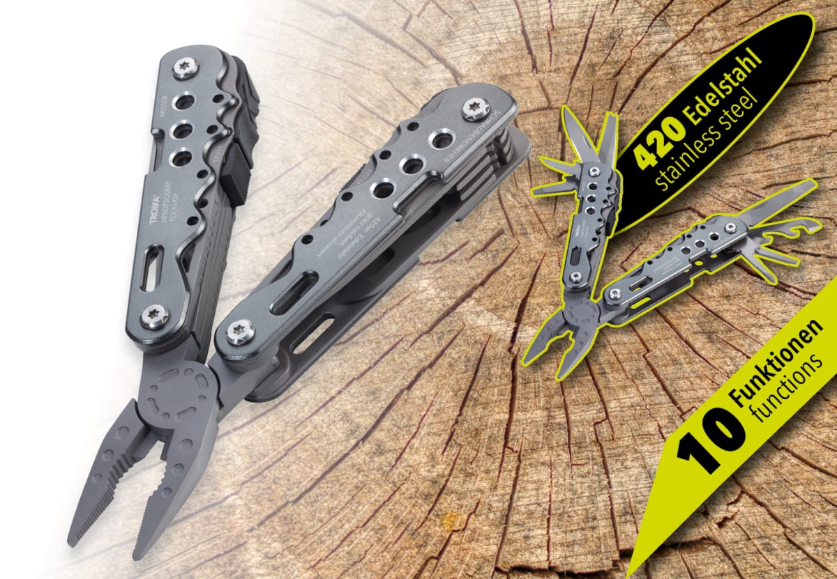 MULTIHERRAMIENTA Troika  ACERO INOXIDABLE 10 FUNCIONES6