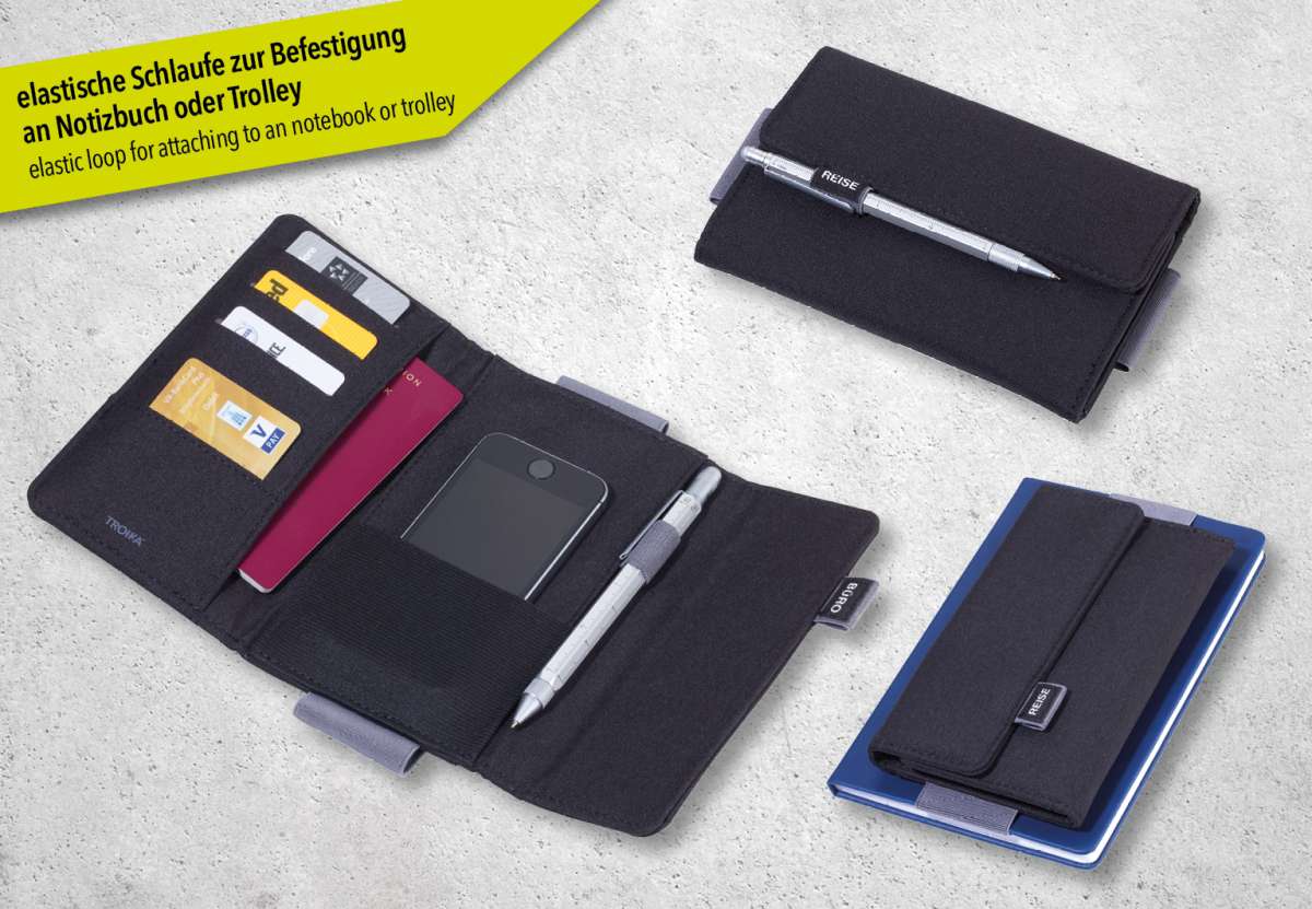 Organizdor TROIKA  de documentos de viaje8