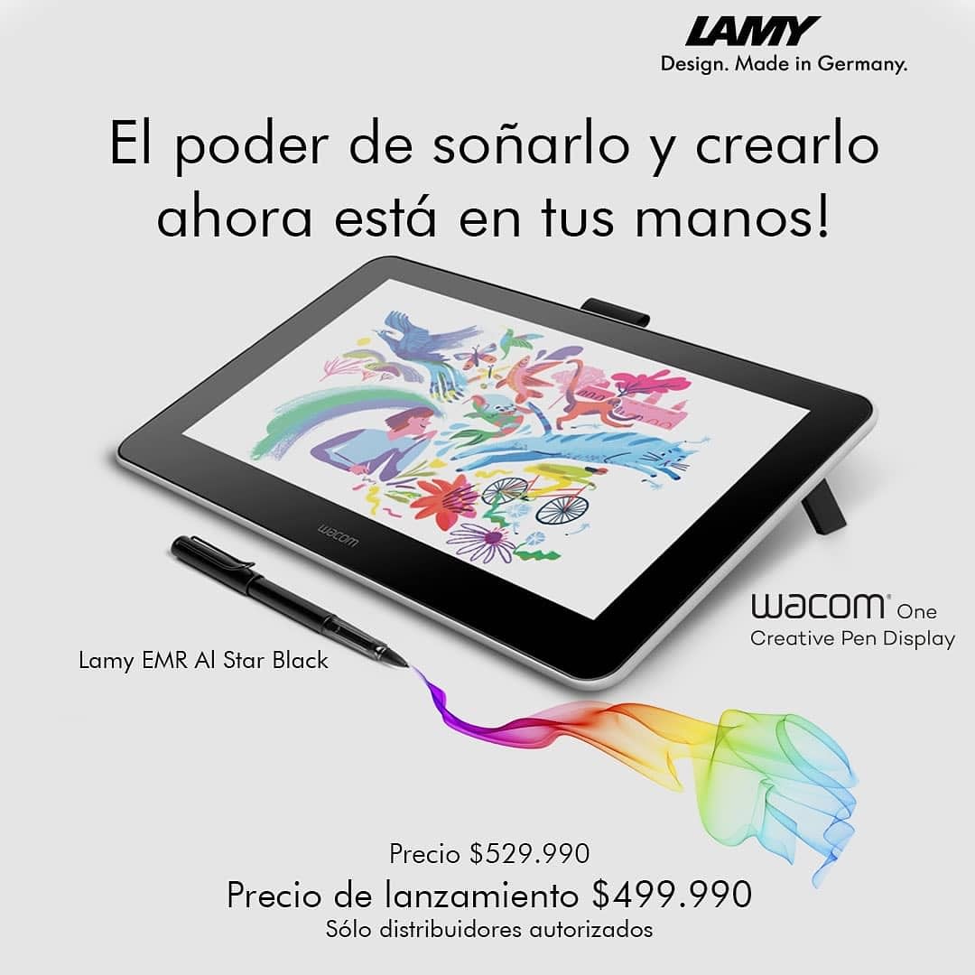 Soft Bundle de Tablet Wacom One + Lápiz 471 Stylus Pen1