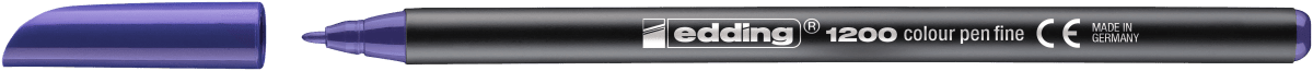 Marcador fibra Edding E-1200 Morado2