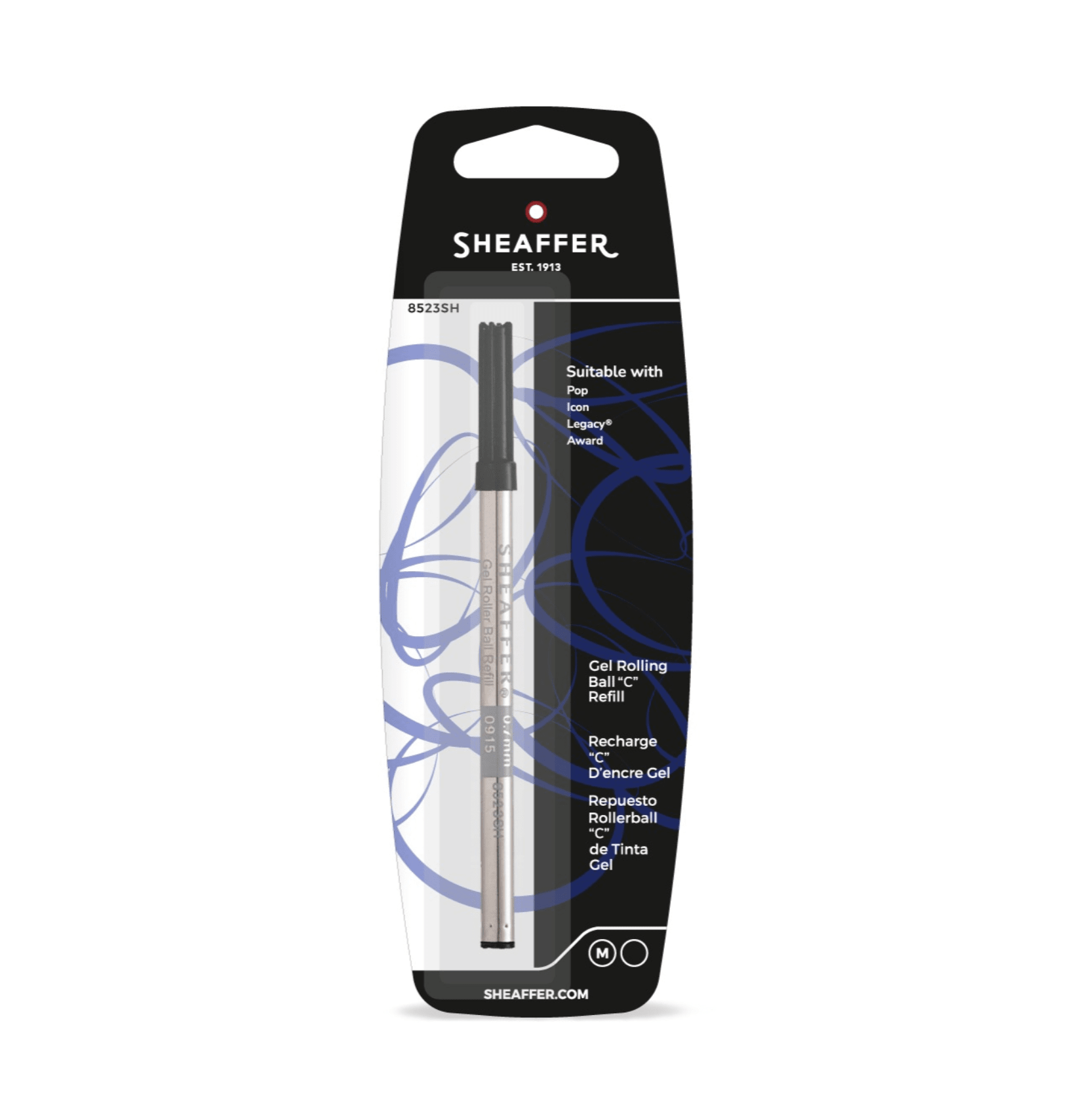 Repuesto Sheaffer Para Rollerball Negro Award