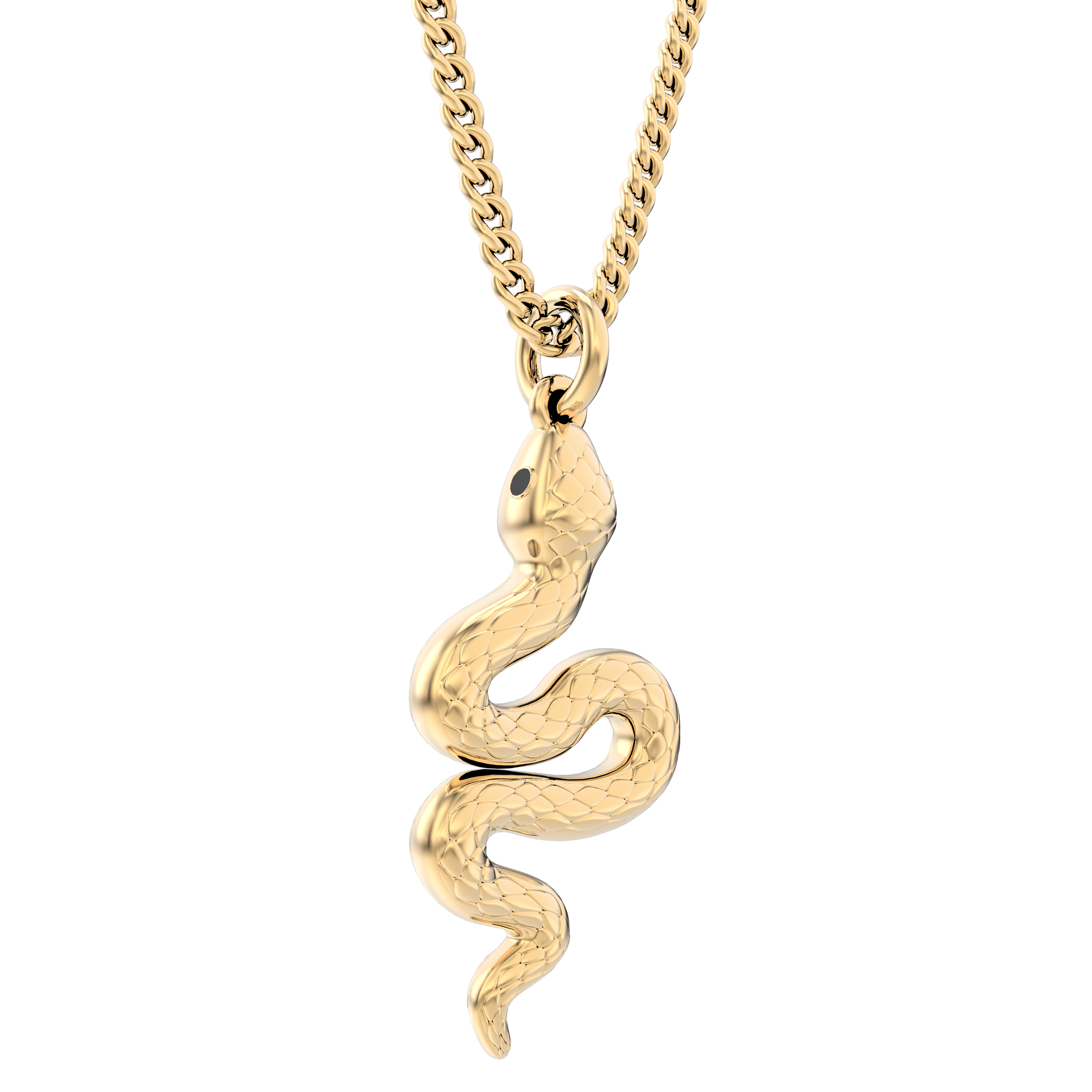 CHOCLI Collar con Baño18k Serpiente